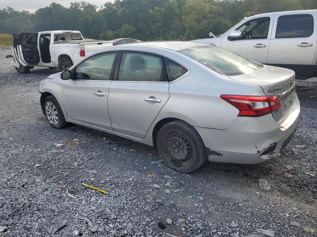 3N1AB7APXJY288025 - 2018 NISSAN SENTRA S SILVER photo 2