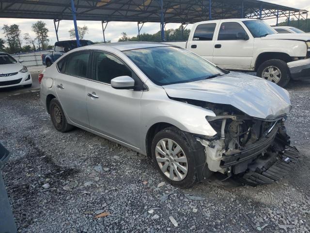 3N1AB7APXJY288025 - 2018 NISSAN SENTRA S SILVER photo 4