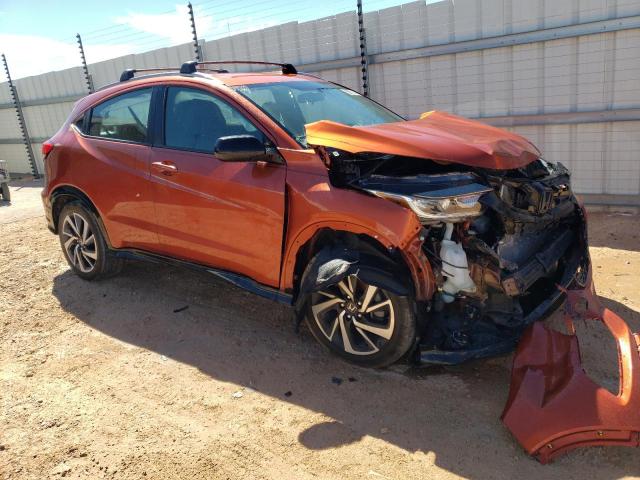 3CZRU5H16KM702548 - 2019 HONDA HR-V SPORT ORANGE photo 4