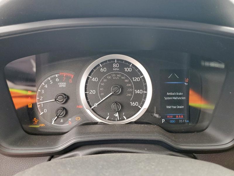 JTDEPMAEXNJ229936 - 2022 TOYOTA COROLLA LE Silber Foto 9