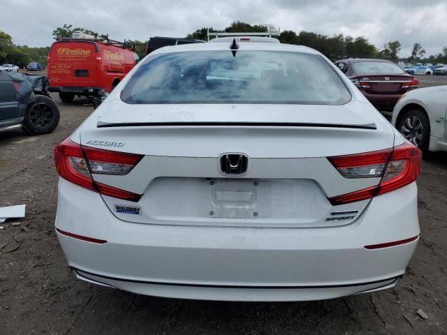 1HGCV3F2XNA037097 - 2022 HONDA ACCORD HYBRID SPORT WHITE photo 6