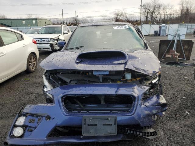 JF1VA1B69H9805521 - 2017 SUBARU WRX BLUE photo 5