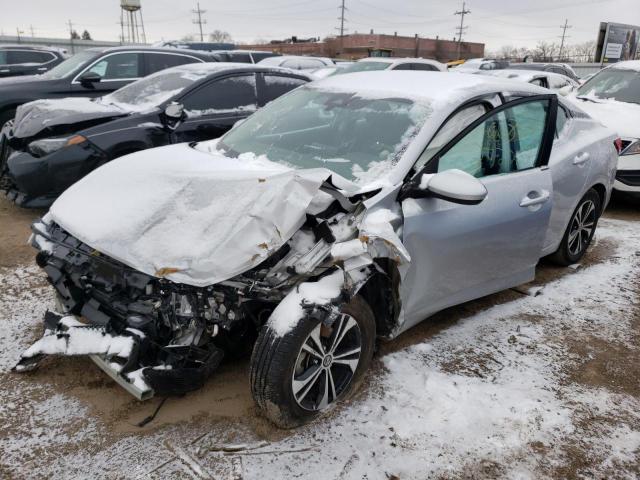 3N1AB8CV6MY272264 - 2021 NISSAN SENTRA SV SILVER photo 1