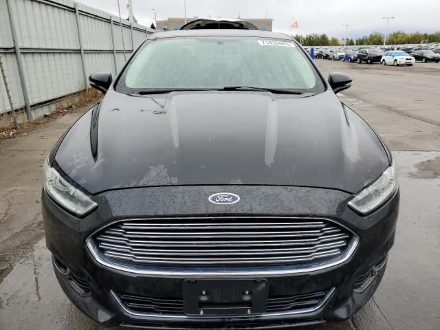 3FA6P0K90ER252023 - 2014 FORD FUSION TITANIUM BLACK photo 5