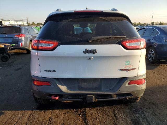 1C4PJMBS8FW576586 - 2015 JEEP CHEROKEE TRAILHAWK WHITE photo 6