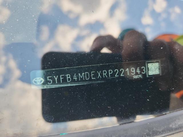 5YFB4MDEXRP221943 - 2024 TOYOTA COROLLA LE GRAY photo 13