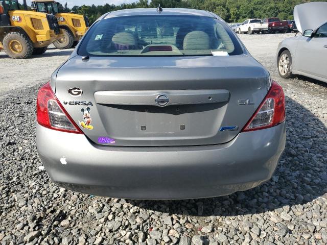 3N1CN7AP6CL866444 - 2012 NISSAN VERSA S SILVER photo 6