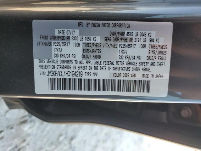 JM3KFACL1H0194219 - 2017 MAZDA CX-5 TOURING CHARCOAL photo 13