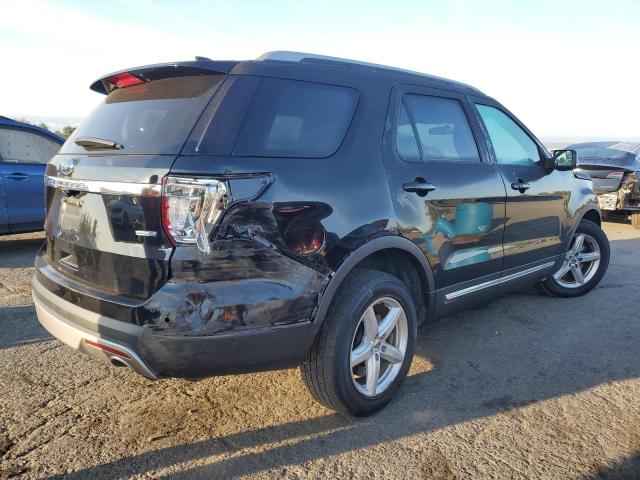 1FM5K8DH0HGC59505 - 2017 FORD EXPLORER XLT BLACK photo 3