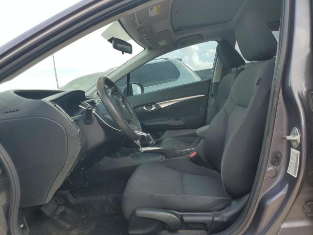 19XFB2F85FE089903 - 2015 HONDA CIVIC EX GRAY photo 7
