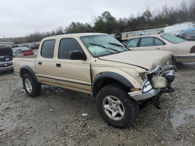 5TEGN92N63Z227758 - 2003 TOYOTA TACOMA DOUBLE CAB PRERUNNER GOLD photo 4