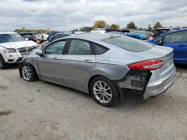 3FA6P0LU5LR183166 - 2020 FORD FUSION SE SILVER photo 2