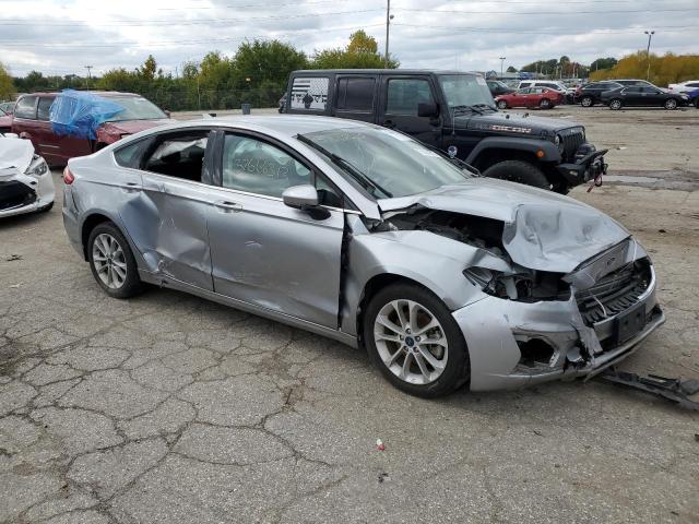 3FA6P0LU5LR183166 - 2020 FORD FUSION SE SILVER photo 4