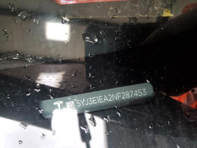 5YJ3E1EA2NF287453 - 2022 TESLA MODEL 3 RED photo 12