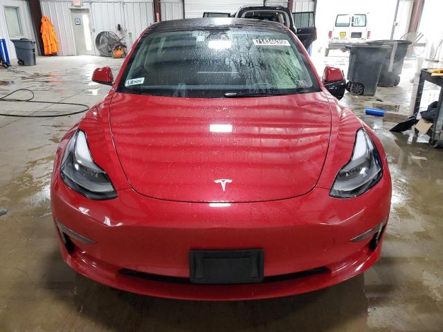 5YJ3E1EA2NF287453 - 2022 TESLA MODEL 3 RED photo 5