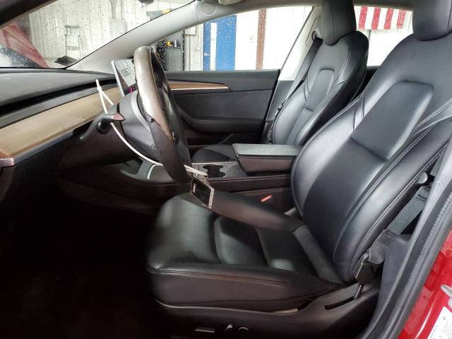 5YJ3E1EA2NF287453 - 2022 TESLA MODEL 3 RED photo 7