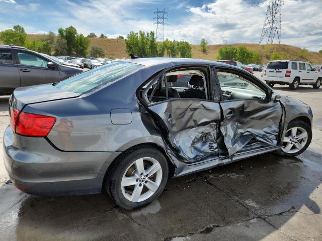 3VWLL7AJ5CM312298 - 2012 VOLKSWAGEN JETTA TDI GRAY photo 3