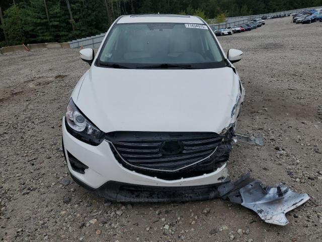 JM3KE4DY5G0858275 - 2016 MAZDA CX-5 GT WHITE photo 5