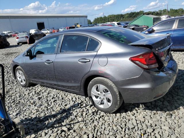 19XFB2F55DE009017 - 2013 HONDA CIVIC LX GRAY photo 2