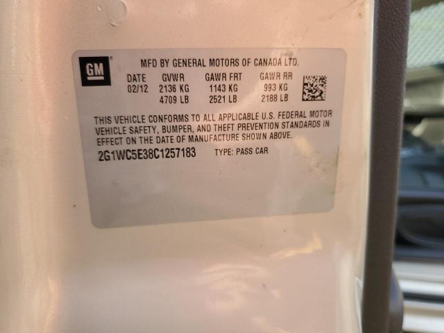 2G1WC5E38C1257183 - 2012 CHEVROLET IMPALA LTZ BEIGE photo 12