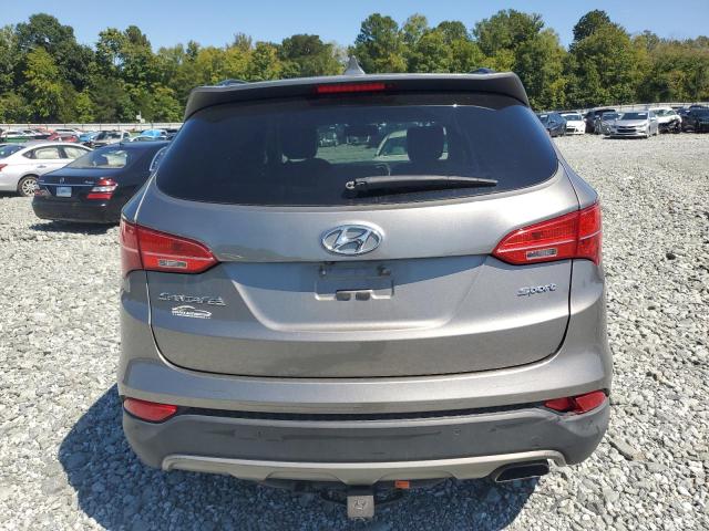 5XYZU3LB4FG264951 - 2015 HYUNDAI SANTA FE S GRAY photo 6