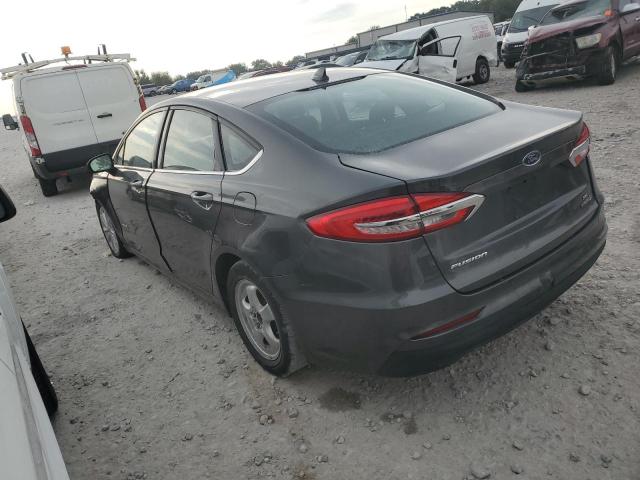 3FA6P0LU2KR166839 - 2019 FORD FUSION SE GRAY photo 2