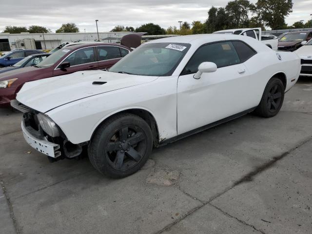 2C3CDYAG9EH277250 - 2014 DODGE CHALLENGER SXT WHITE photo 1