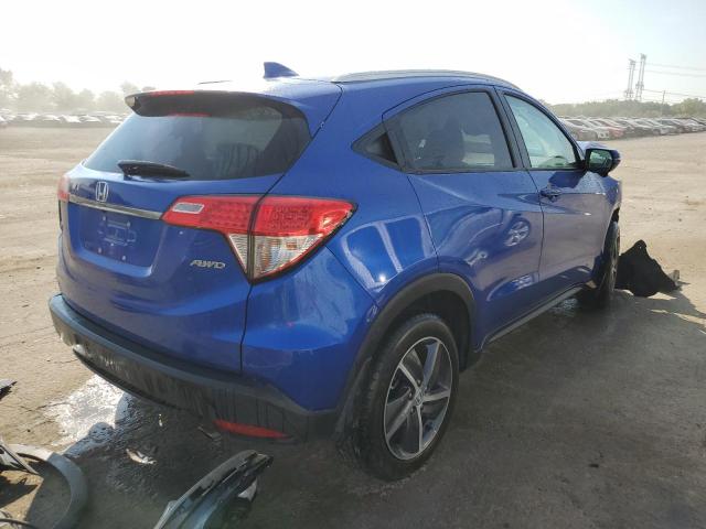 3CZRU6H53MM724843 - 2021 HONDA HR-V EX BLUE photo 3