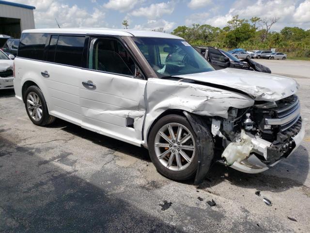 2FMGK5D83JBA09843 - 2018 FORD FLEX LIMITED WHITE photo 4