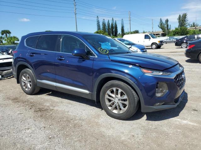 5NMS33ADXLH142945 - 2020 HYUNDAI SANTA FE SEL BLUE photo 4