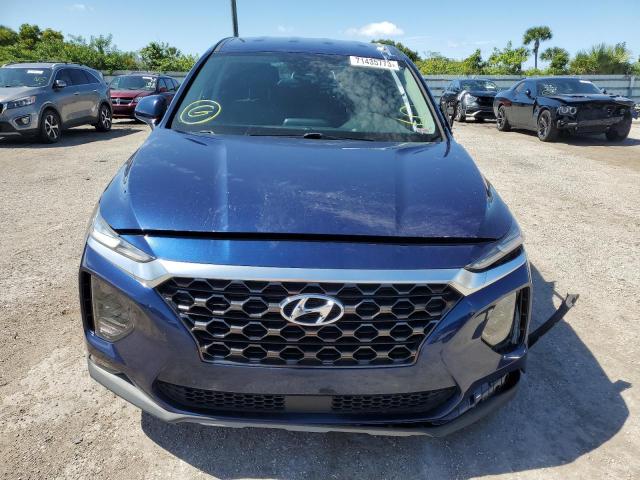 5NMS33ADXLH142945 - 2020 HYUNDAI SANTA FE SEL BLUE photo 5