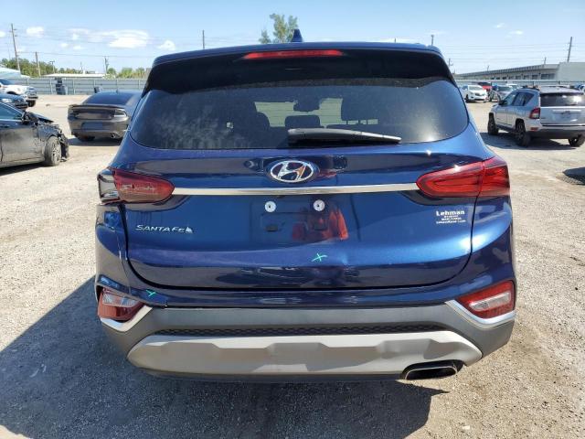 5NMS33ADXLH142945 - 2020 HYUNDAI SANTA FE SEL BLUE photo 6