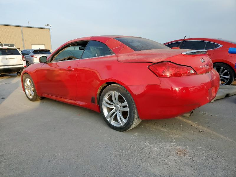 JN1CV6FE6AM351285 - 2010 INFINITI G37 BASE RED photo 2