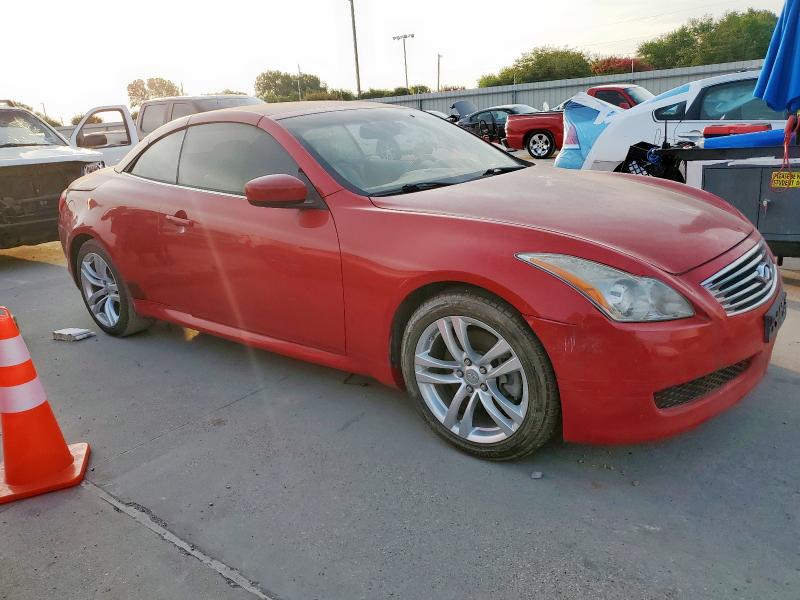 JN1CV6FE6AM351285 - 2010 INFINITI G37 BASE RED photo 4