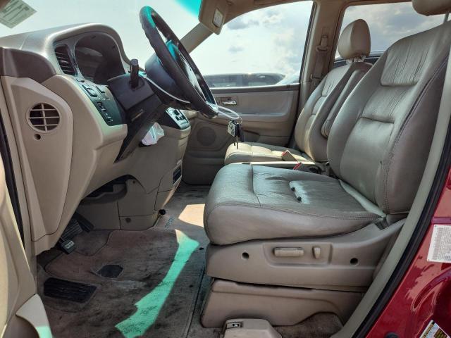 5FNRL18844B099248 - 2004 HONDA ODYSSEY EX MAROON photo 7