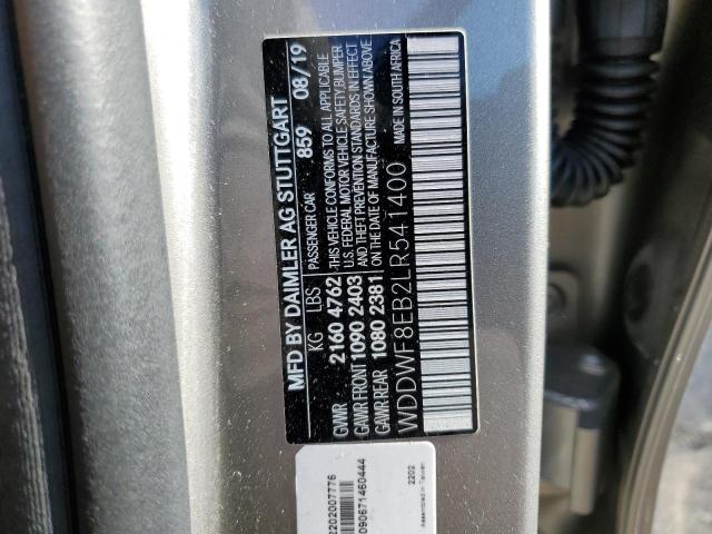 WDDWF8EB2LR541400 - 2020 MERCEDES-BENZ C 300 4MAT SILVER photo 12