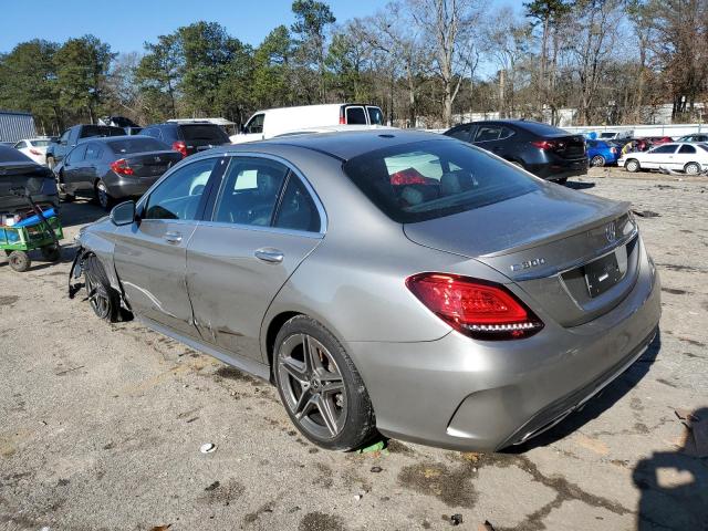 WDDWF8EB2LR541400 - 2020 MERCEDES-BENZ C 300 4MAT SILVER photo 2