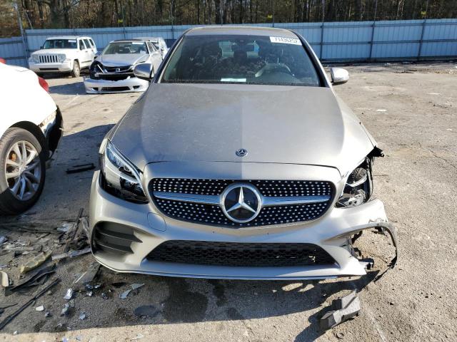 WDDWF8EB2LR541400 - 2020 MERCEDES-BENZ C 300 4MAT SILVER photo 5