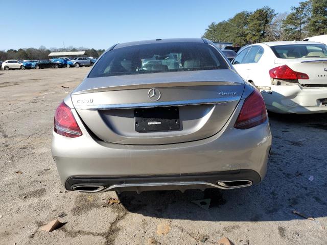 WDDWF8EB2LR541400 - 2020 MERCEDES-BENZ C 300 4MAT SILVER photo 6