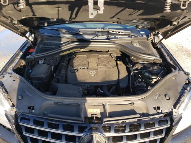 4JGDA5HB5CA079421 - 2012 MERCEDES-BENZ ML 350 4MATIC BLACK photo 11