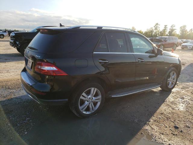 4JGDA5HB5CA079421 - 2012 MERCEDES-BENZ ML 350 4MATIC BLACK photo 3