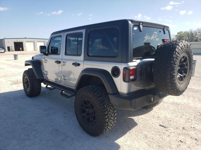 1C4HJXDG3LW144305 - 2020 JEEP WRANGLER U SPORT ვერცხლისფერი ფოტო 2