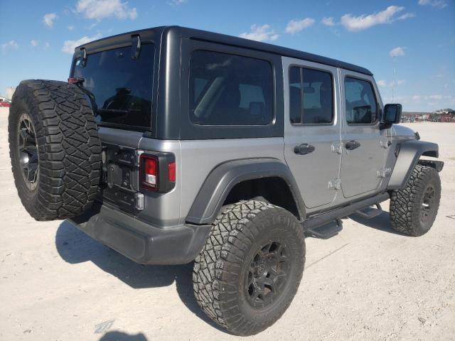 1C4HJXDG3LW144305 - 2020 JEEP WRANGLER U SPORT ვერცხლისფერი ფოტო 3
