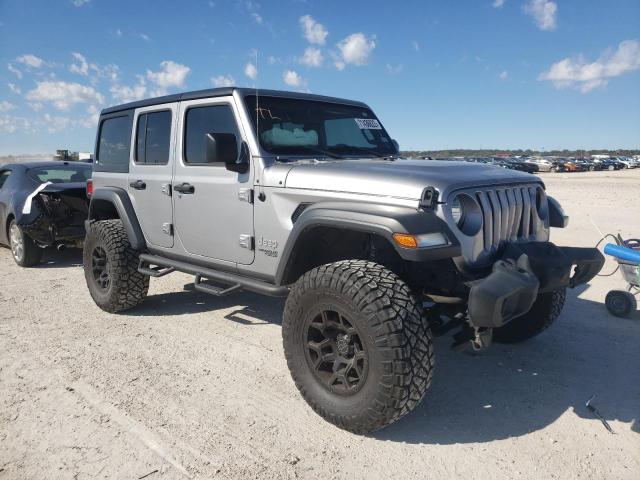 1C4HJXDG3LW144305 - 2020 JEEP WRANGLER U SPORT ვერცხლისფერი ფოტო 4