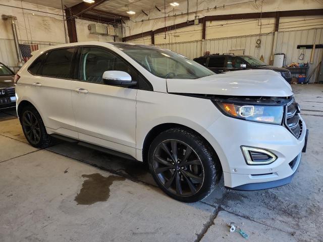 2FMTK4AP9FBB35992 - 2015 FORD EDGE SPORT Blanc photo 4