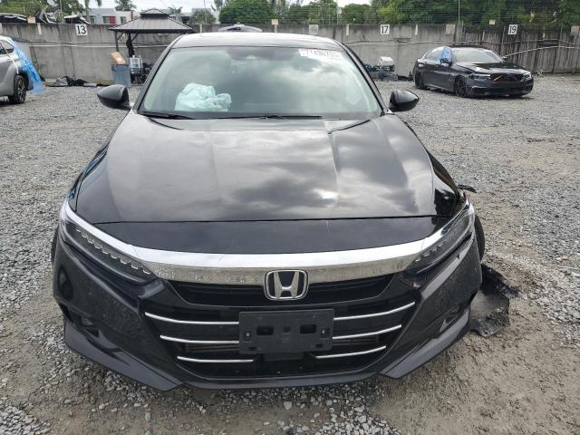 1HGCV1F55NA003728 - 2022 HONDA ACCORD EXL BLACK photo 5