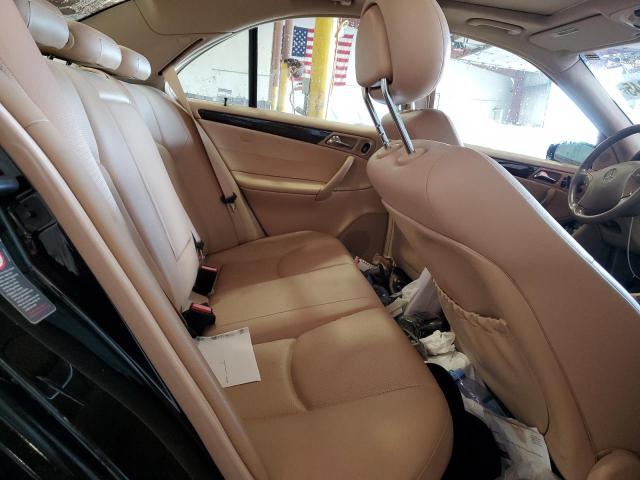 WDBRF64J64F476587 - 2004 MERCEDES-BENZ C 320 BLACK photo 10