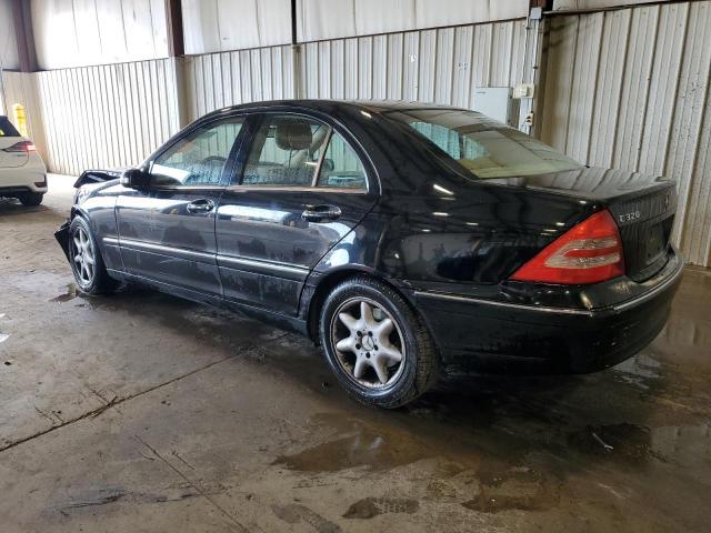 WDBRF64J64F476587 - 2004 MERCEDES-BENZ C 320 BLACK photo 2