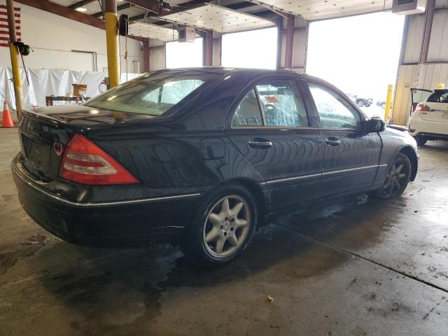 WDBRF64J64F476587 - 2004 MERCEDES-BENZ C 320 BLACK photo 3