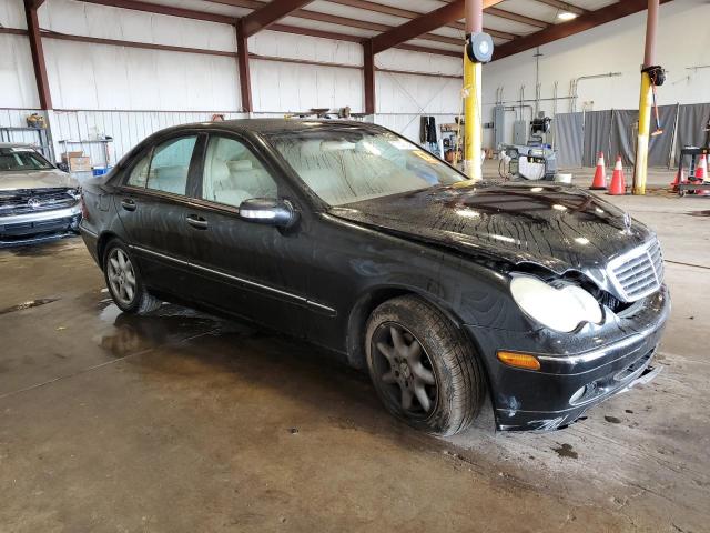 WDBRF64J64F476587 - 2004 MERCEDES-BENZ C 320 BLACK photo 4